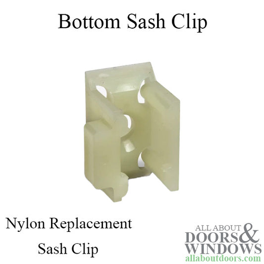 Bottom Nylon Replacement Sash Clip