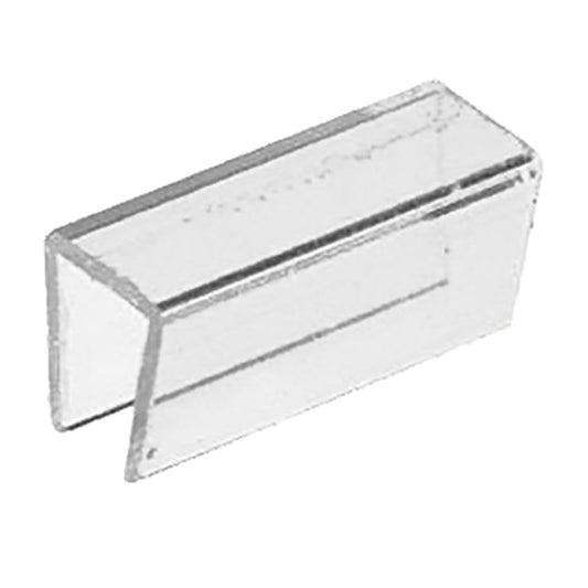 5/16 Inch Clear Plastic Bottom Track Guide for Sliding Screen Door