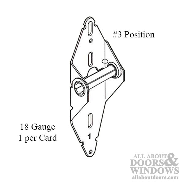 Garage Door Hinge - No.3 - Medium Duty - Garage Door Hinge - No.3 - Medium Duty