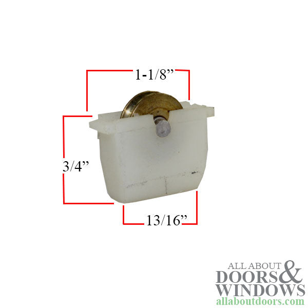 Roller,  Plastic Housing, Metal Wheel - Roller,  Plastic Housing, Metal Wheel