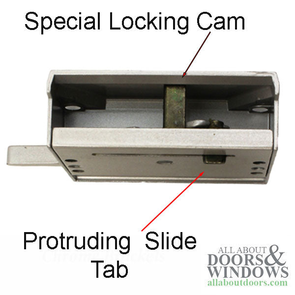 Casement Window Sash Lock with 4 Screw Holes, Left Hand - Casement Window Sash Lock with 4 Screw Holes, Left Hand