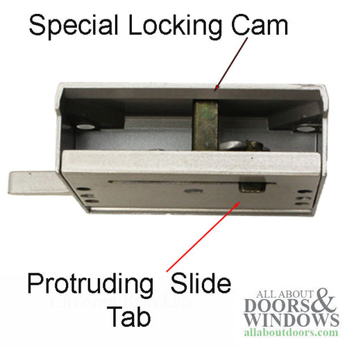 Casement Window Sash Lock with 4 Screw Holes, Left Hand - Casement Window Sash Lock with 4 Screw Holes, Left Hand