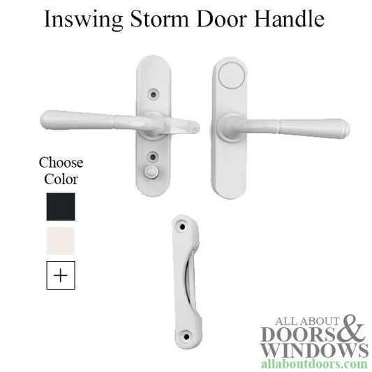 Inswing Storm Door Lever Handle Non-Keyed