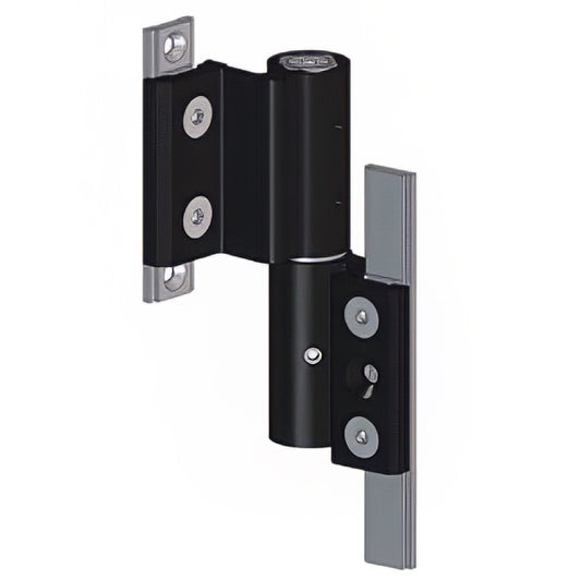 Traco Magnum Panel Butt Hinge, Clamp Style Euro Groove Adjustable