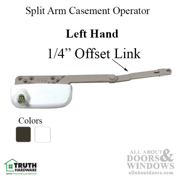 Truth Ellipse Split Arm Casement Operator, 1/4