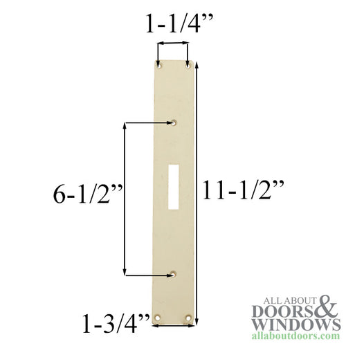 Blemished Faceplates for Patio Door Handles - Taupe - Blemished Faceplates for Patio Door Handles - Taupe