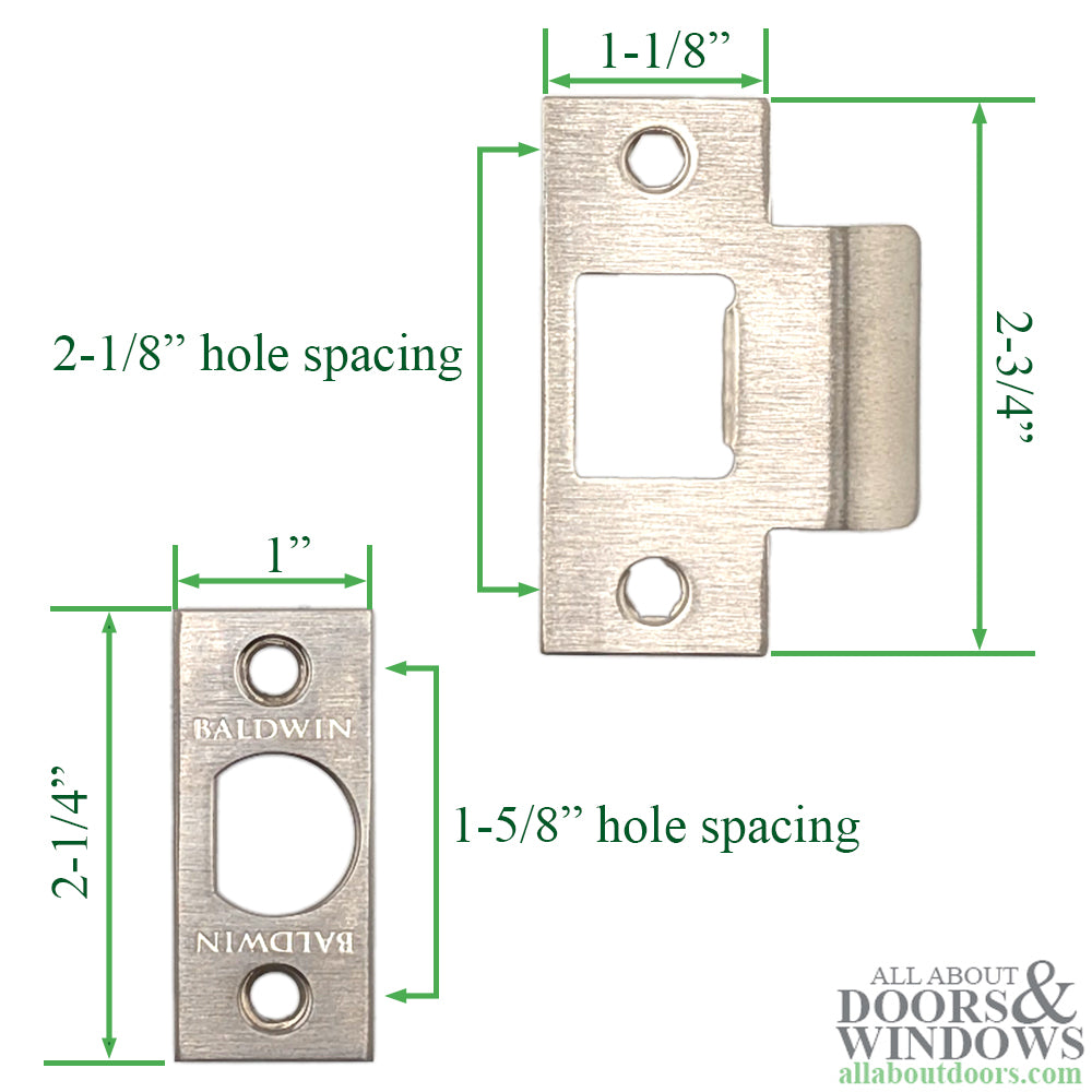 Baldwin Lever-Strength Estate Privacy Latch 5513P, 2-3/8
