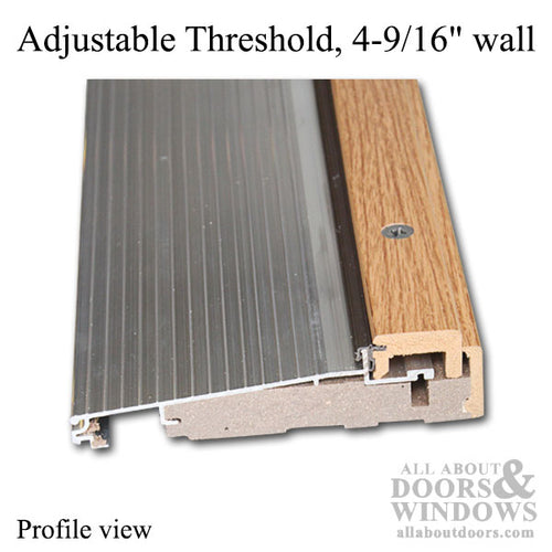 Threshold, Adjustable Oak Cap, 4-9/16