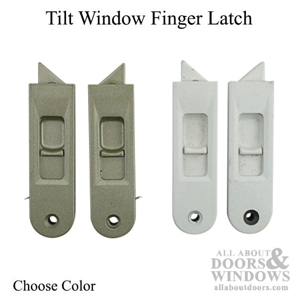 Tilt Window Finger Latch - White - Tilt Window Finger Latch - White