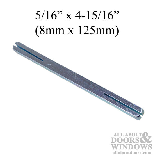 Spindle, 8mm x 4-15/16 " Solid (125mm) Length 2-1/2" Door