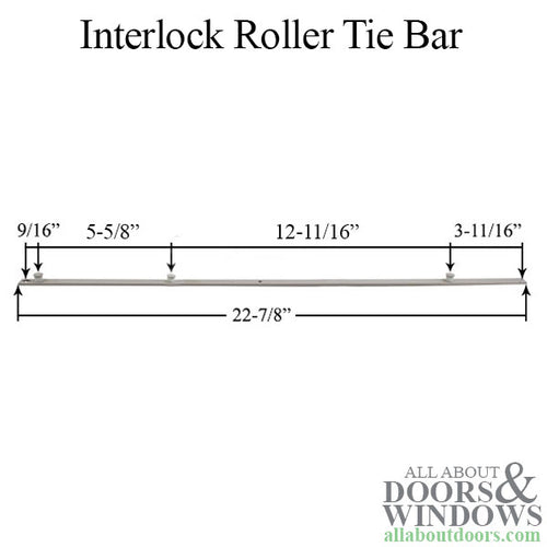 Tie Bar for Interlock Roller, 22-7/8