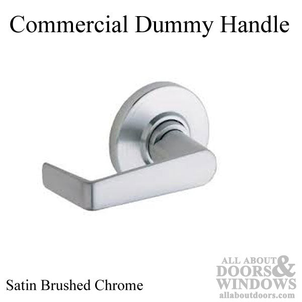 Global Commercial Grade Dummy Handle 26D Satin Brushed Chrome SL7160Y26D - Global Commercial Grade Dummy Handle 26D Satin Brushed Chrome SL7160Y26D