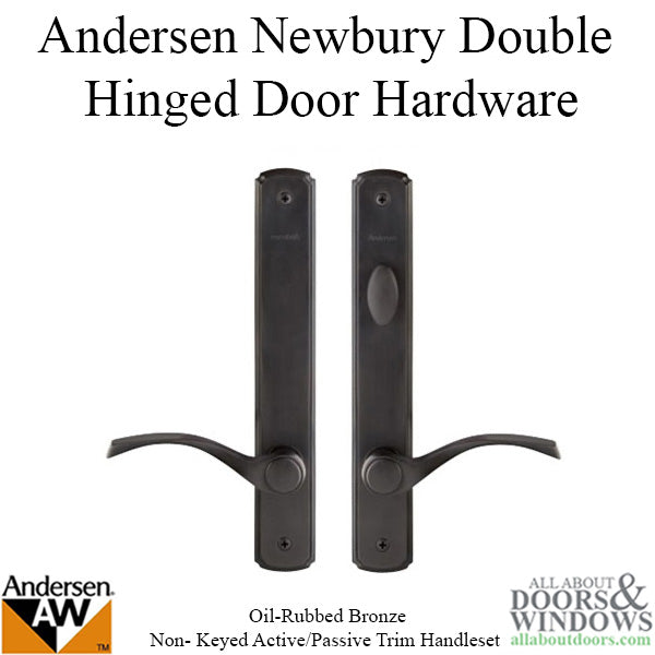 Andersen Newbury Door Handle Active Handle For Frenchwood Hinged Double Doors - Andersen Newbury Door Handle Active Handle For Frenchwood Hinged Double Doors