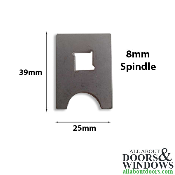 Hoppe Fixing Plate for Frankfurt 1117L/2246 Handle Set - Hoppe Fixing Plate for Frankfurt 1117L/2246 Handle Set