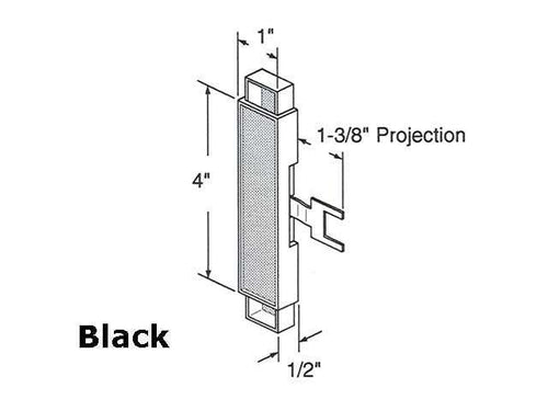 Locking Slide Latch Assembly - Black - Locking Slide Latch Assembly - Black