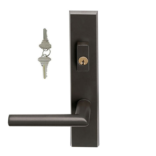 Marvin Contemporary Handle, Active Ultimate Hinged French Door- PVD Oil Rubbed Bronze - Marvin Contemporary Handle, Active Ultimate Hinged French Door- PVD Oil Rubbed Bronze