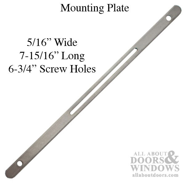 Casement Window Mounting Plates for Heavy Duty Sash Lock - Stainless Steel - Casement Window Mounting Plates for Heavy Duty Sash Lock - Stainless Steel