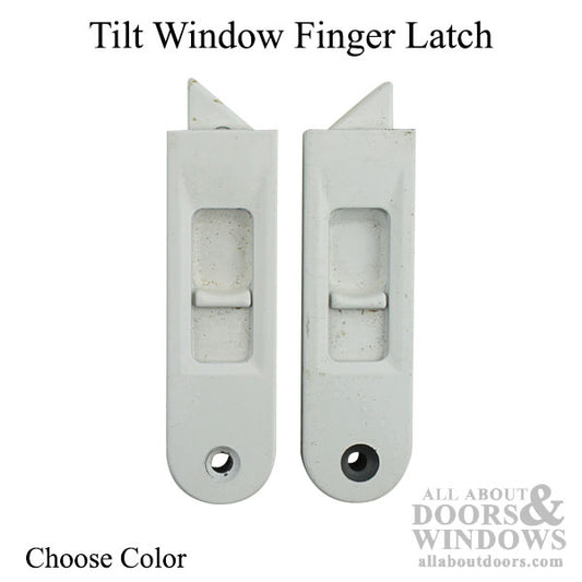 Tilt Window Finger Latch - White