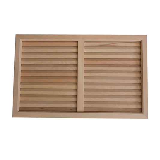 20 x 12 Wood Louver Insert for 1-3/4" thick door