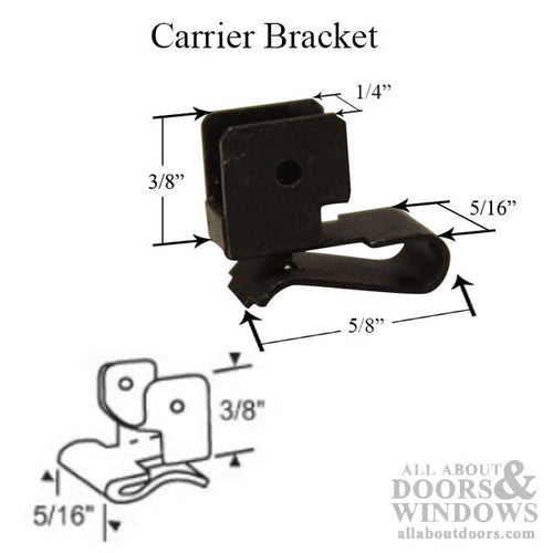 Carrier Bracket for 75 series Tube Spiral Balance - Black - Carrier Bracket for 75 series Tube Spiral Balance - Black