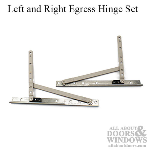 Roto 9-5/8 Left and Right Egress Hinge Set 7/16