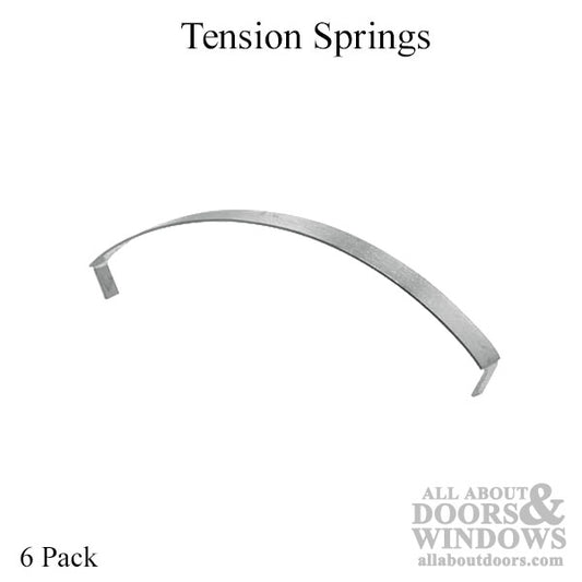 Tension Springs for Sliding Windows 3-1/8 Inch 6 pack