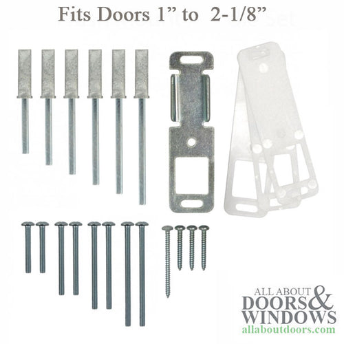 Surface Mount Storm Door Handle with Non Keyed Deadbolt - Surface Mount Storm Door Handle with Non Keyed Deadbolt