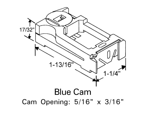 Pivot Lock Balance Shoe, Tilt - T-45  - White with Light Blue Cam - Pivot Lock Balance Shoe, Tilt - T-45  - White with Light Blue Cam