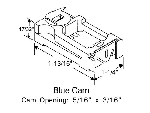 Pivot Lock Balance Shoe, Tilt - T-45  - White with Light Blue Cam - Pivot Lock Balance Shoe, Tilt - T-45  - White with Light Blue Cam