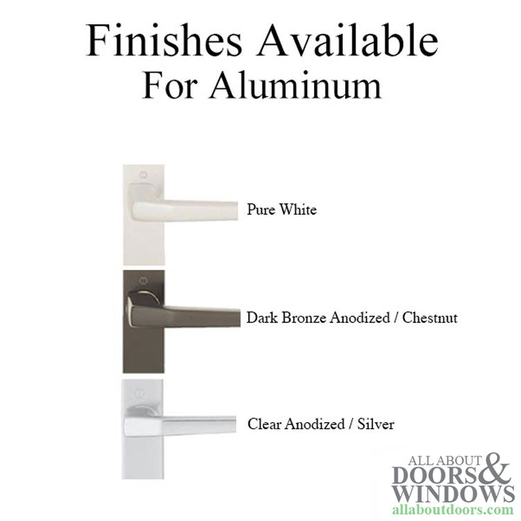 HOPPE Frankfurt A117 / 2246N Active Multipoint Handleset No Cylinder - HOPPE Frankfurt A117 / 2246N Active Multipoint Handleset No Cylinder