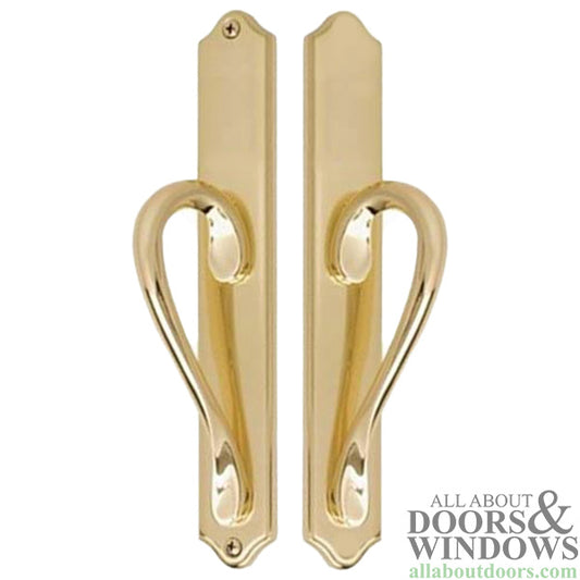 Inspirations Door Handle For Sliding Glass Patio Door Wide Passive Dummy Polished Brass Door Handle