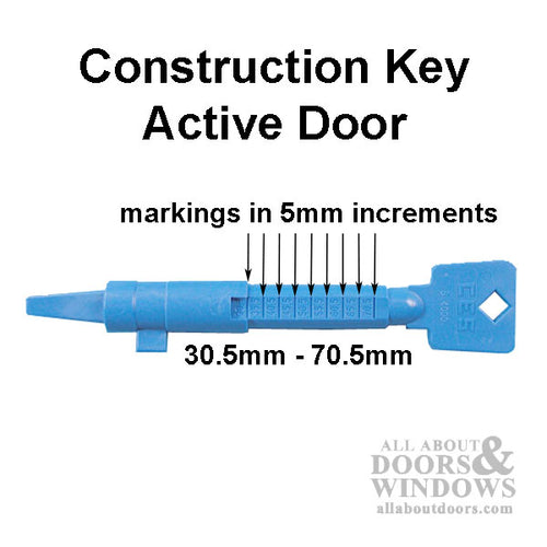 Construction Key, CES  Active door Measure Tool - Blue - Construction Key, CES  Active door Measure Tool - Blue