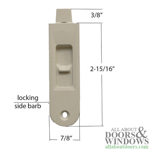 Truth Slide-in Top mounted screw  Non-Handed Tilt Latch - Truth Slide-in Top mounted screw  Non-Handed Tilt Latch
