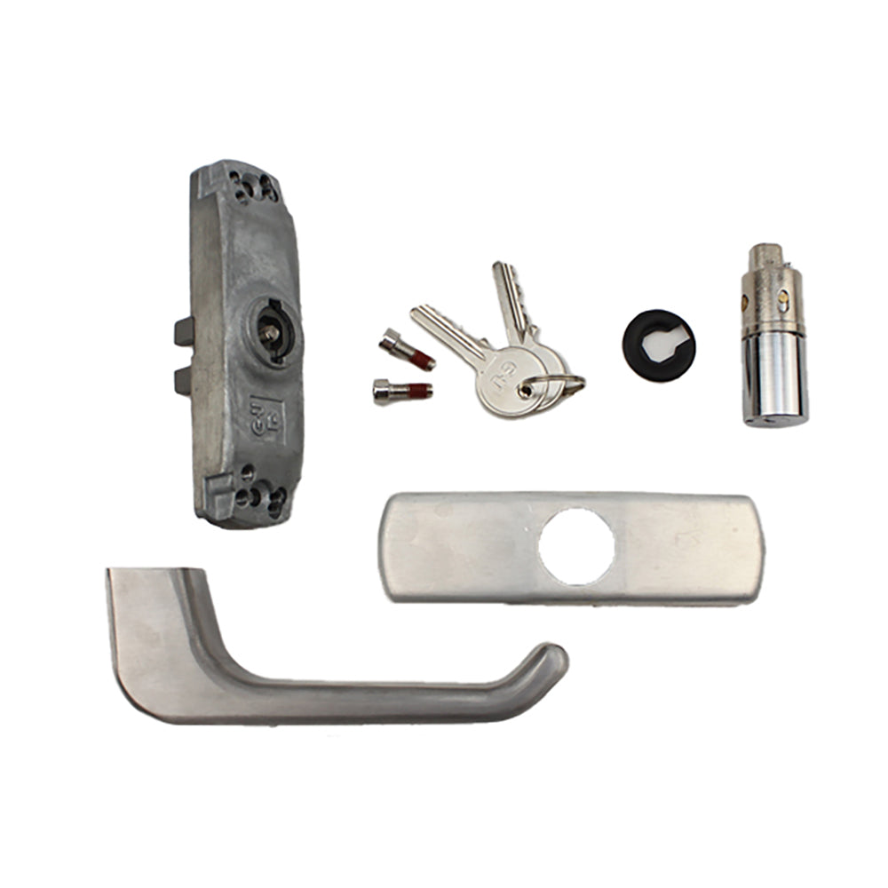 SPACIO Geared-Handle Lockable, Untreated Metal - SPACIO Geared-Handle Lockable, Untreated Metal