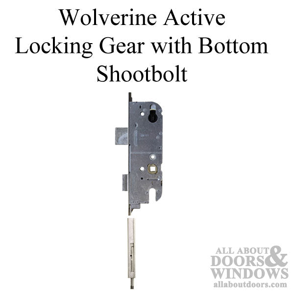 Wolverine Active 45/92 New Breed Shootbolt Door Lock- Silver Ferguard - Wolverine Active 45/92 New Breed Shootbolt Door Lock- Silver Ferguard