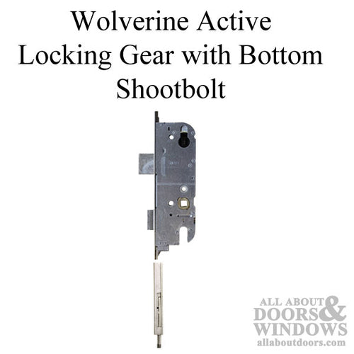 Wolverine Active 45/92 New Breed Shootbolt Door Lock- Silver Ferguard - Wolverine Active 45/92 New Breed Shootbolt Door Lock- Silver Ferguard