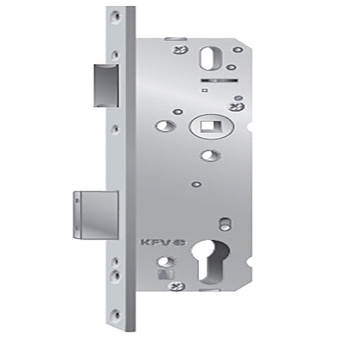 KFV Single Point Mortise Lock 35mm Backset for Steel and UPVC Doors Stainless Steel - KFV Single Point Mortise Lock 35mm Backset for Steel and UPVC Doors Stainless Steel