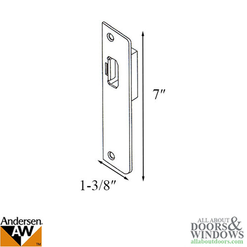 Flush  Bolt Receiver - Head PA/  Sill AP - Flush  Bolt Receiver - Head PA/  Sill AP