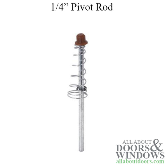 Pivot Rod, 1/4, Guide, Cap, Spring & Clip