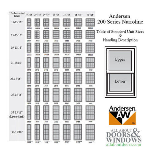 Andersen 200 Series Narroline Window Sash/Counter Balancer - 431 - Andersen 200 Series Narroline Window Sash/Counter Balancer - 431