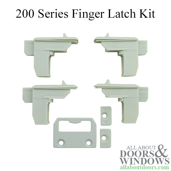 Andersen 200 Series Tilt Finger Latch Kit - White - Andersen 200 Series Tilt Finger Latch Kit - White