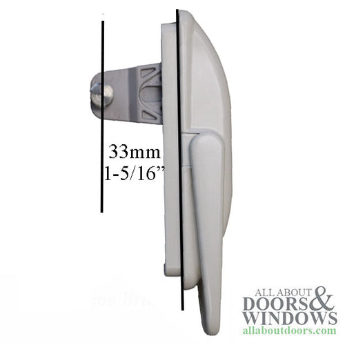 Roto PRO Casement window handle, SP Bend, Mush - Roto PRO Casement window handle, SP Bend, Mush