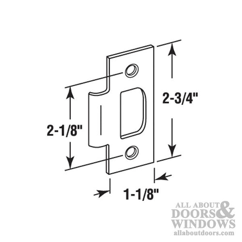 T-Strike, Standard (Brass Plated) 2-1/8 inch - T-Strike, Standard (Brass Plated) 2-1/8 inch