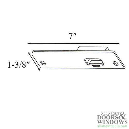 Flush  Bolt Receiver - Head PA/  Sill AP - Flush  Bolt Receiver - Head PA/  Sill AP