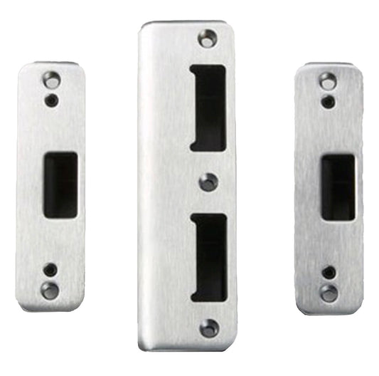 Hoppe 11951850 HLS2000 Latch and Tongue Strike Plate Pack Satin Nickel