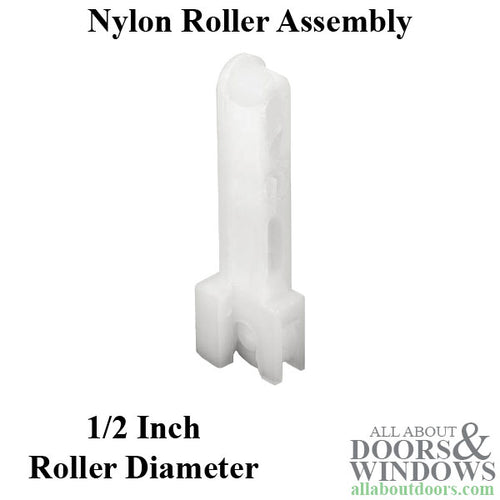 Roller Assembly (Flat) - Sliding Windows, Vertical Rail - Nylon - Roller Assembly (Flat) - Sliding Windows, Vertical Rail - Nylon
