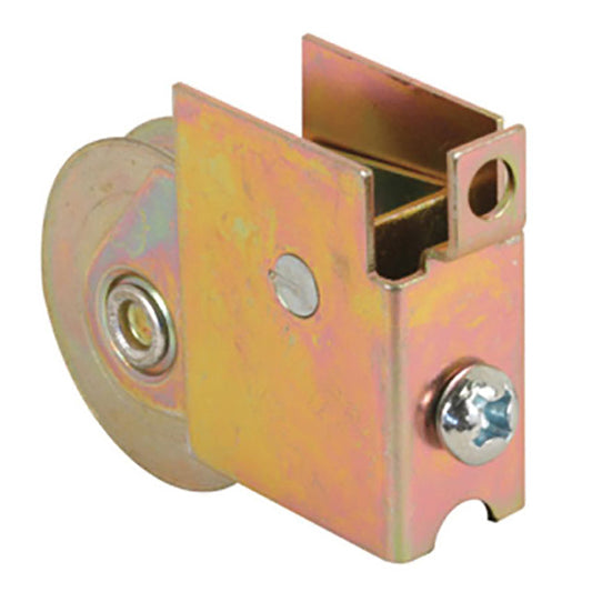 Sliding Door Roller L Tab Housing 1.5 Inch Single Steel Wheel Roller