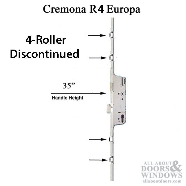 G-U Ferco Decena Europa R4 Roller Multipoint Lock - G-U Ferco Decena Europa R4 Roller Multipoint Lock