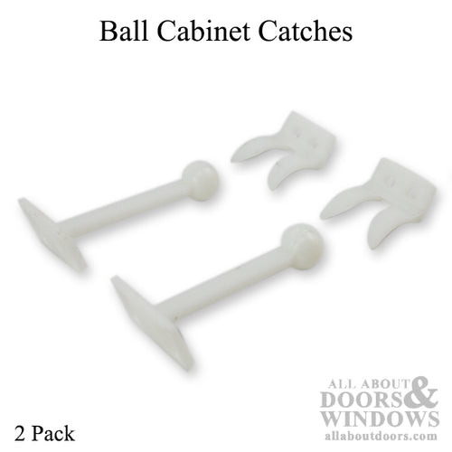 Ball Cabinet Catches - 2 Pack - Ball Cabinet Catches - 2 Pack