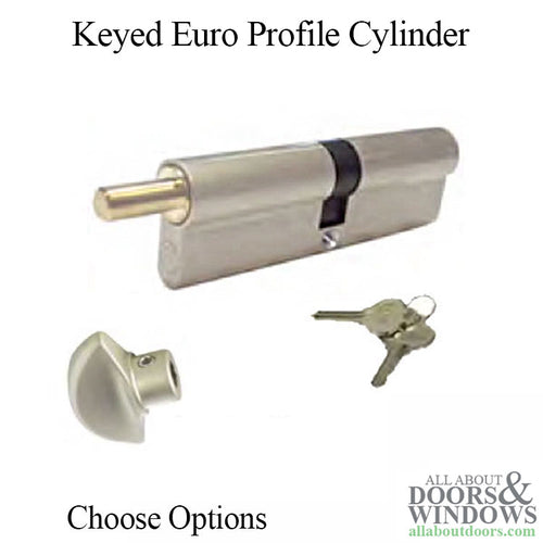 45/45 90mm Keyed Euro Profile Cylinder with Tang, Schlage Keyway - Choose Color - 45/45 90mm Keyed Euro Profile Cylinder with Tang, Schlage Keyway - Choose Color